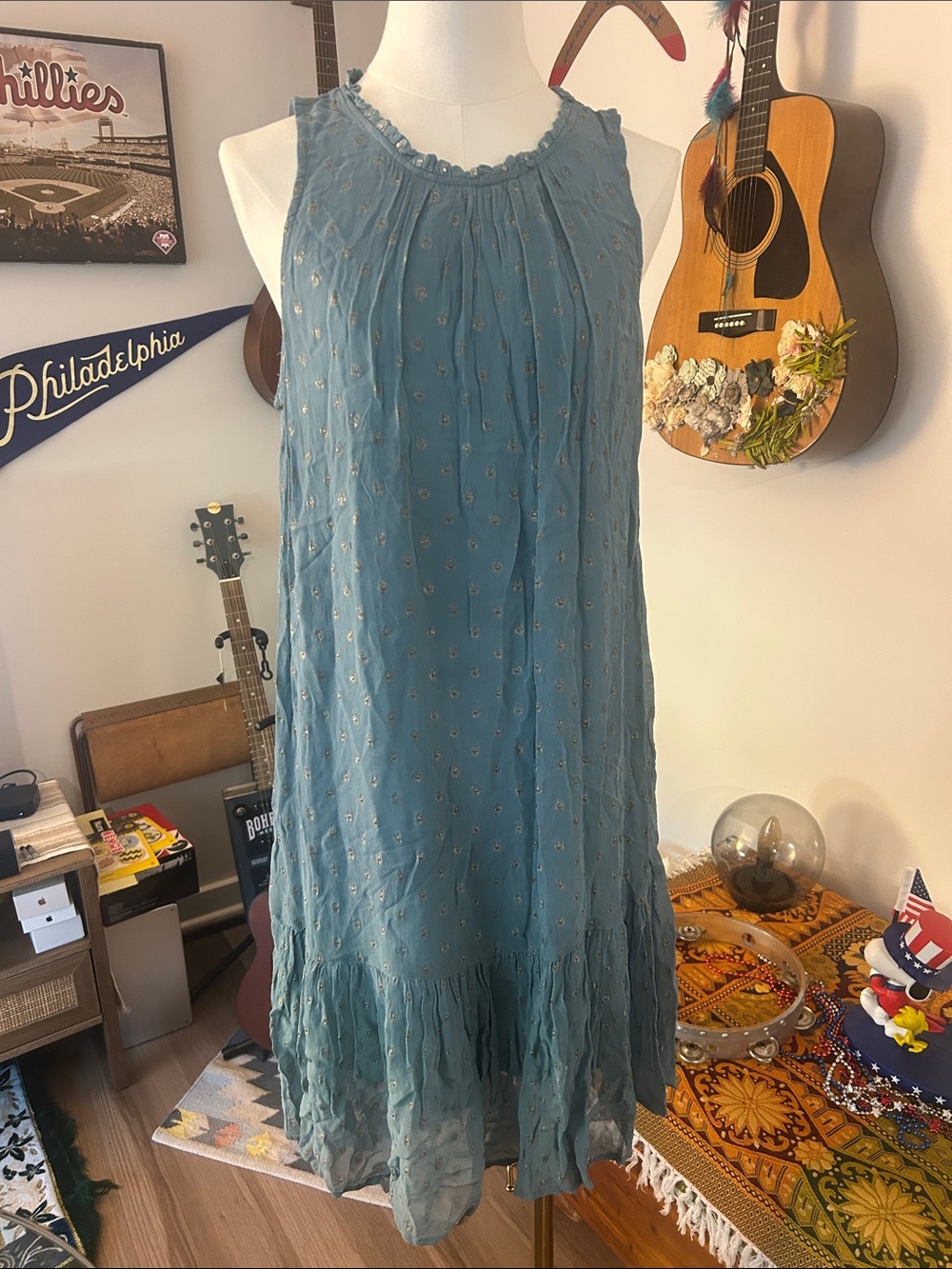 NWT Anthropologie Natalie Flounced Dress